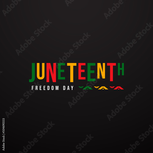 Juneteenth Freedom Day Background Event