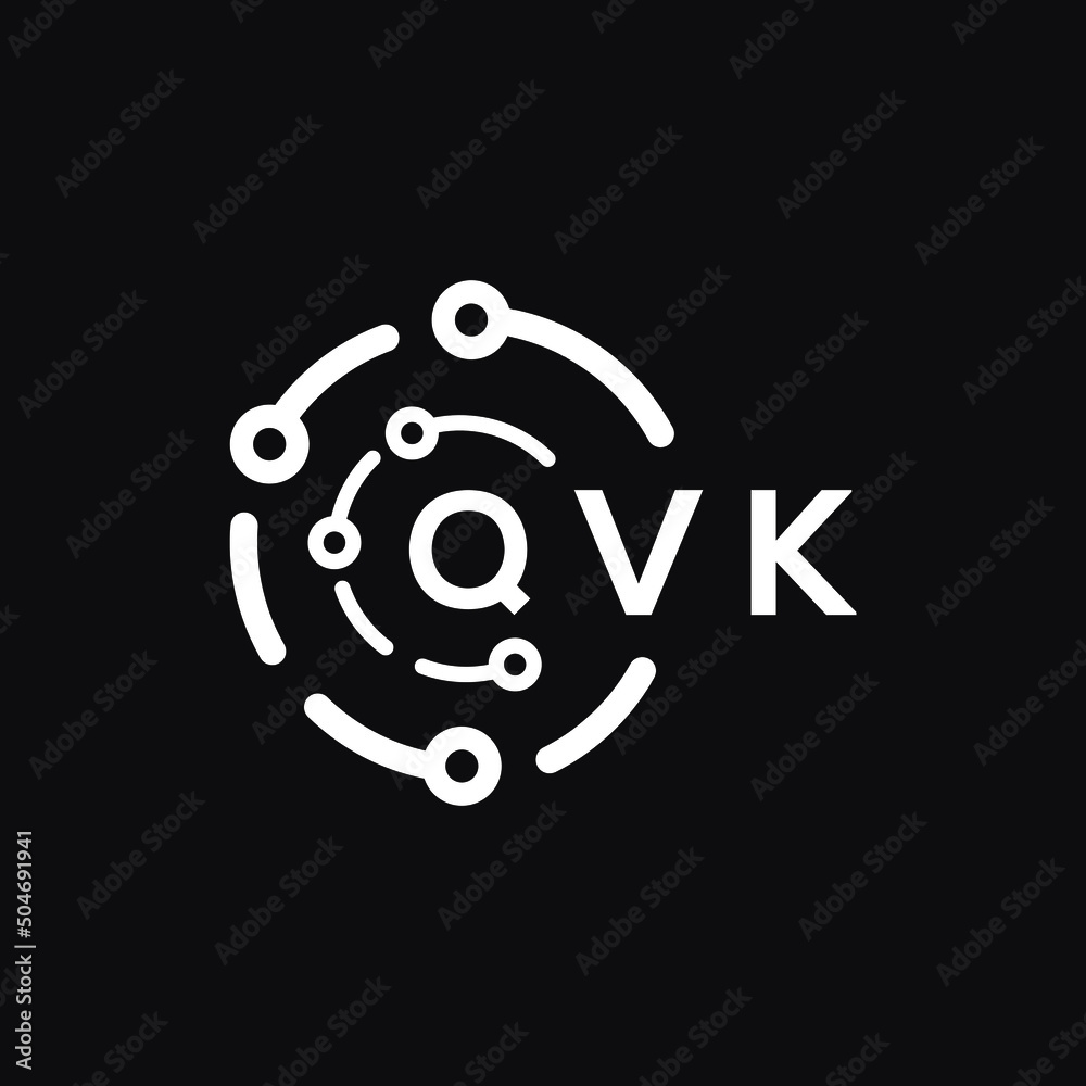QVK letter logo design on black background. QVK creative initials letter logo concept. QVK letter design.
QVK letter logo design on black background. QVK creative initials letter logo concept. QVK letter design.
