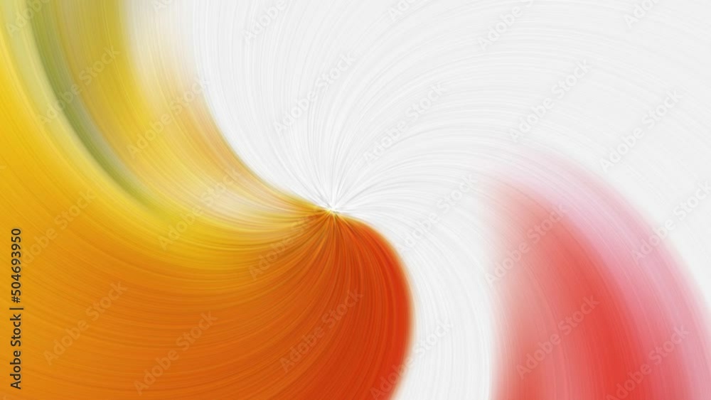 White abstract universe background rotating with red waves