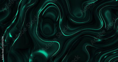 Amazing abstract dark green texture. 3d vertical banner emerald royal color. ...
