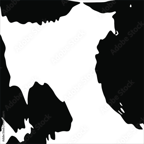 Dairy Cows Motifs Pattern. Animal Print-Series. Vector Illustration
