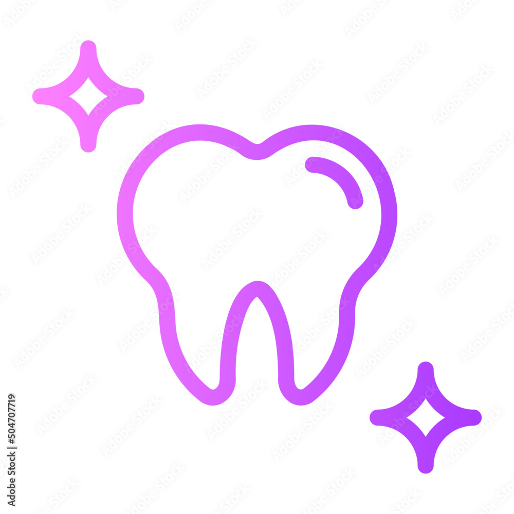 white teeth gradient icon white teeth gradient icon