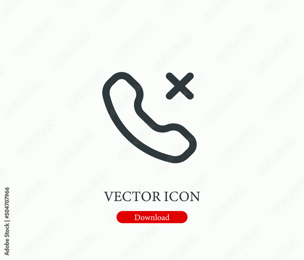 Call vector icon. Editable stroke. Symbol in Line Art Style for Design, Presentation, Website or Mobile Apps Elements, Logo. Call symbol illustration. Pixel vector graphics - Vector Call vector icon. Editable stroke. Symbol in Line Art Style for Design, Presentation, Website or Mobile Apps Elements, Logo. Call symbol illustration. Pixel vector graphics - Vector