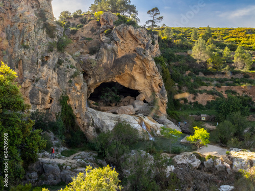 Cueva de las palomas (Yatova -Valencia-España) photo