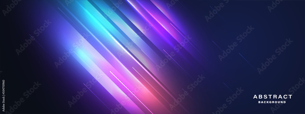 Abstract futuristic background with glowing light effect.Vector illustration.