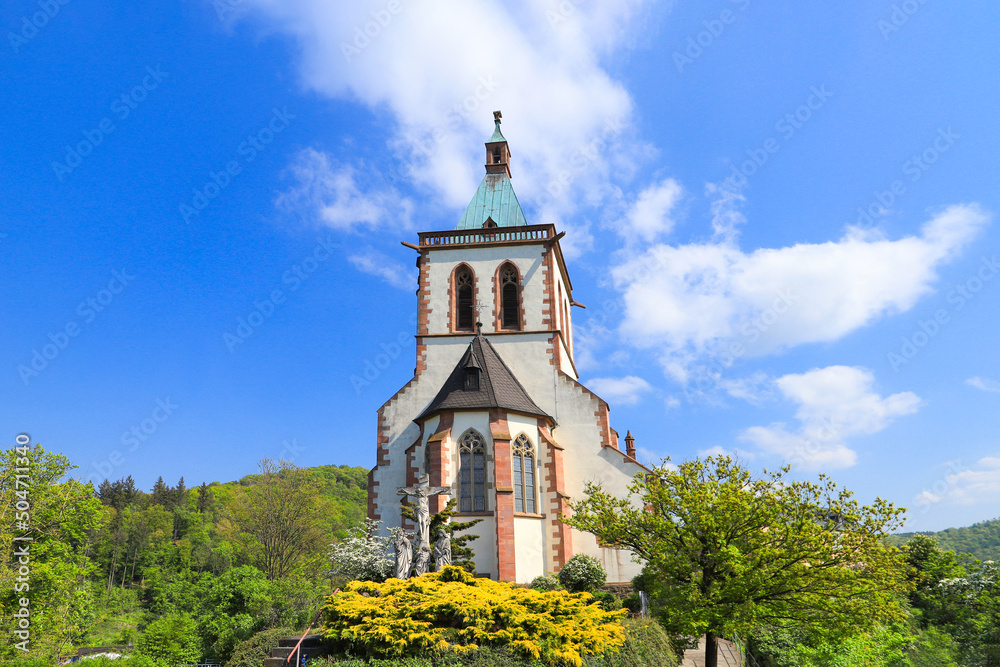 All Saints' mountains chapel (Allerheiligenbergkapelle) in Niederlahnstein, Rhineland-Palatinate - Germany