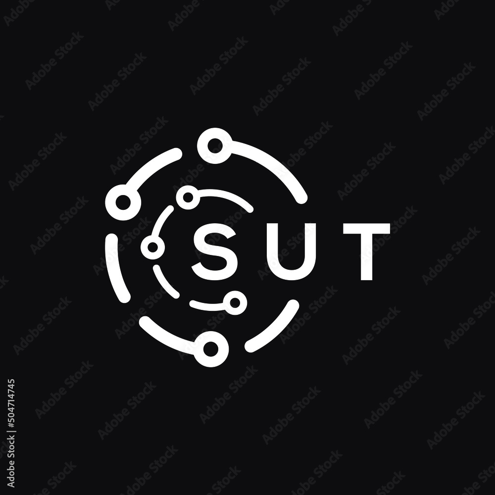 SUT technology letter logo design on black background. SUT creative initials technology letter logo concept. SUT technology letter design.
SUT technology letter logo design on black background. SUT creative initials technology letter logo concept. SUT technology letter design.