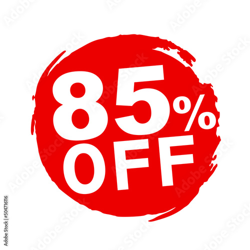 Sale of Special Offers and Discount Gradient Banner Template Vector Design. - stock vector 85% off
