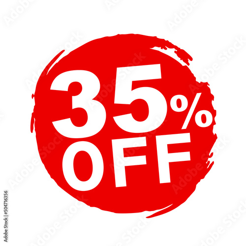 Sale of Special Offers and Discount Gradient Banner Template Vector Design. - stock vector 35% off
