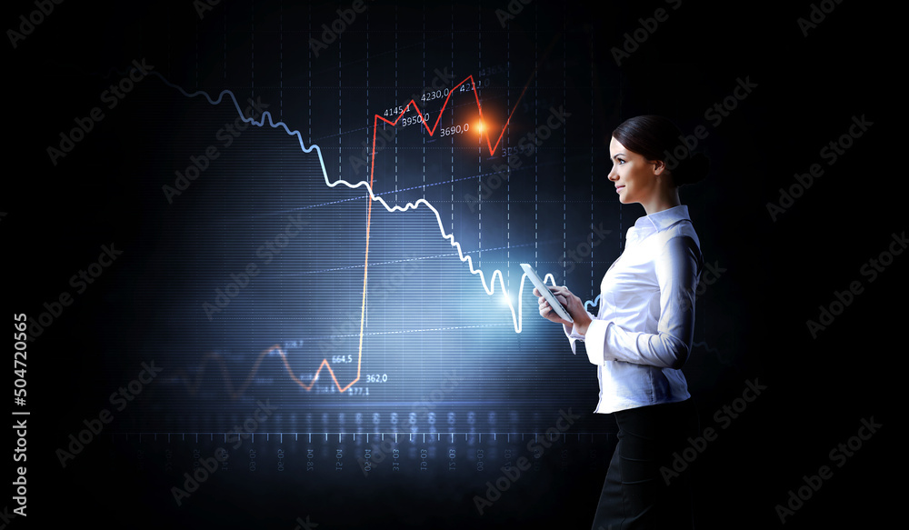 Business and innovation concept . Mixed media Business and innovation concept . Mixed media