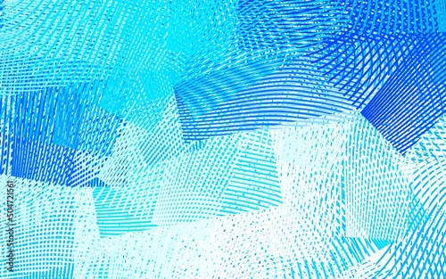 Light BLUE vector background with wry lines.