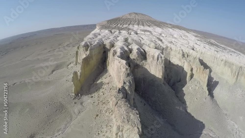 Kazakhstan, Ustyurt plateau. Northern slope of Mount Sherkala. photo