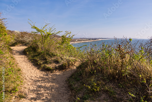 Hochuferweg am Dornbusch auf der Insel Hiddensee