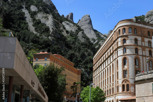 Montserrat is in Spain. famous mountains. © Anna