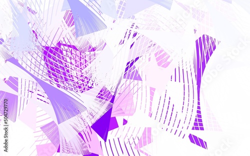 Light Blue, Red vector background with abstract shapes.