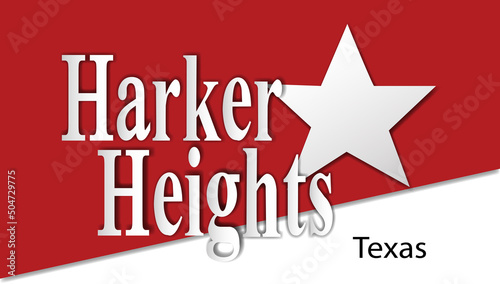 Flag Of Harker Heights City Texas
 photo