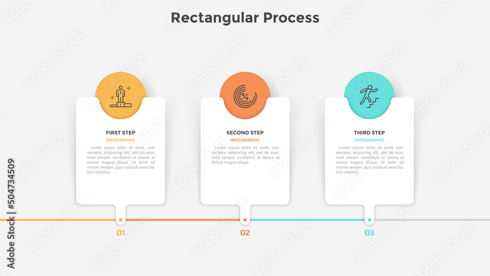 Modern Infographic Vector Template Stock Vector | Adobe Stock