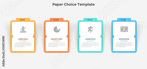 Modern Infographic Vector Template