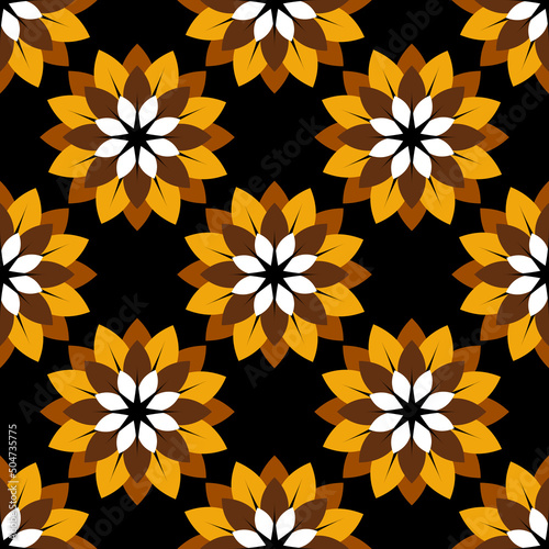 Geometric ethnic oriental seamless pattern traditional Design for background,carpet,wallpaper,clothing,wrapping,Batik,fabric,Vector illustration.embroidery style.