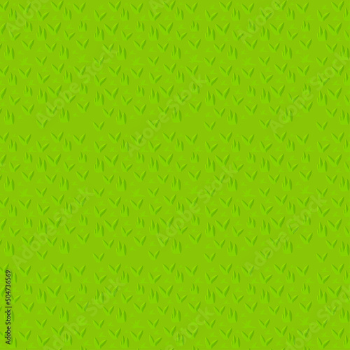 Grass, lawn abstract seamless background, game asset pattern, natural field herbs top view . Green meadow ui, gui.