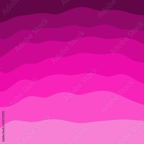 pink background with waves