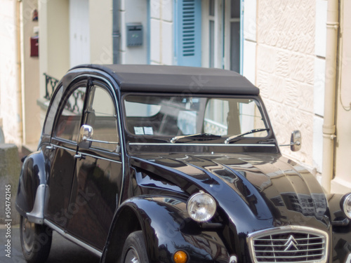 Obraz na plátně Vieille voiture vintage Citroen
