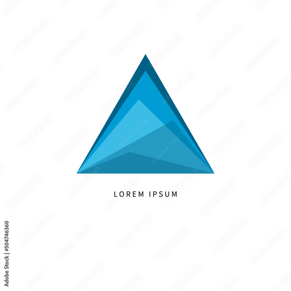 Triangular mountain, symbol of tourism Triangular mountain, symbol of tourism