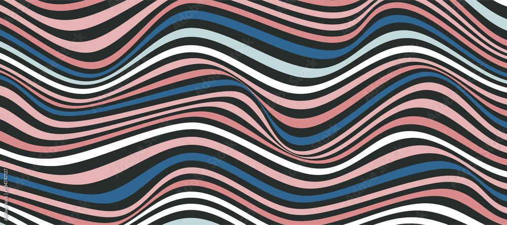 Distorted 3D Lnes background Distorted 3D Lnes background