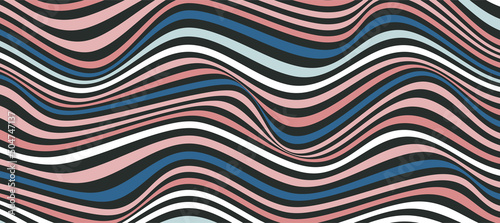 Distorted 3D Lnes background