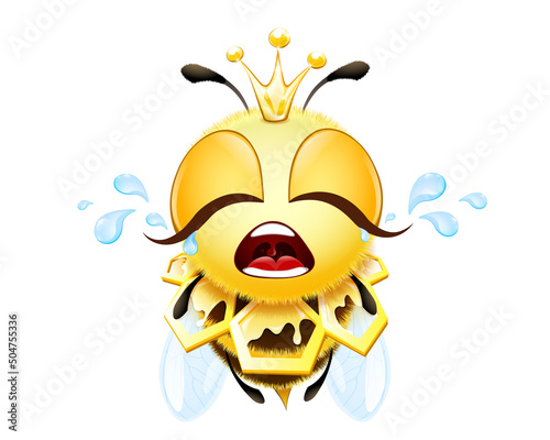 Bee crying Queen