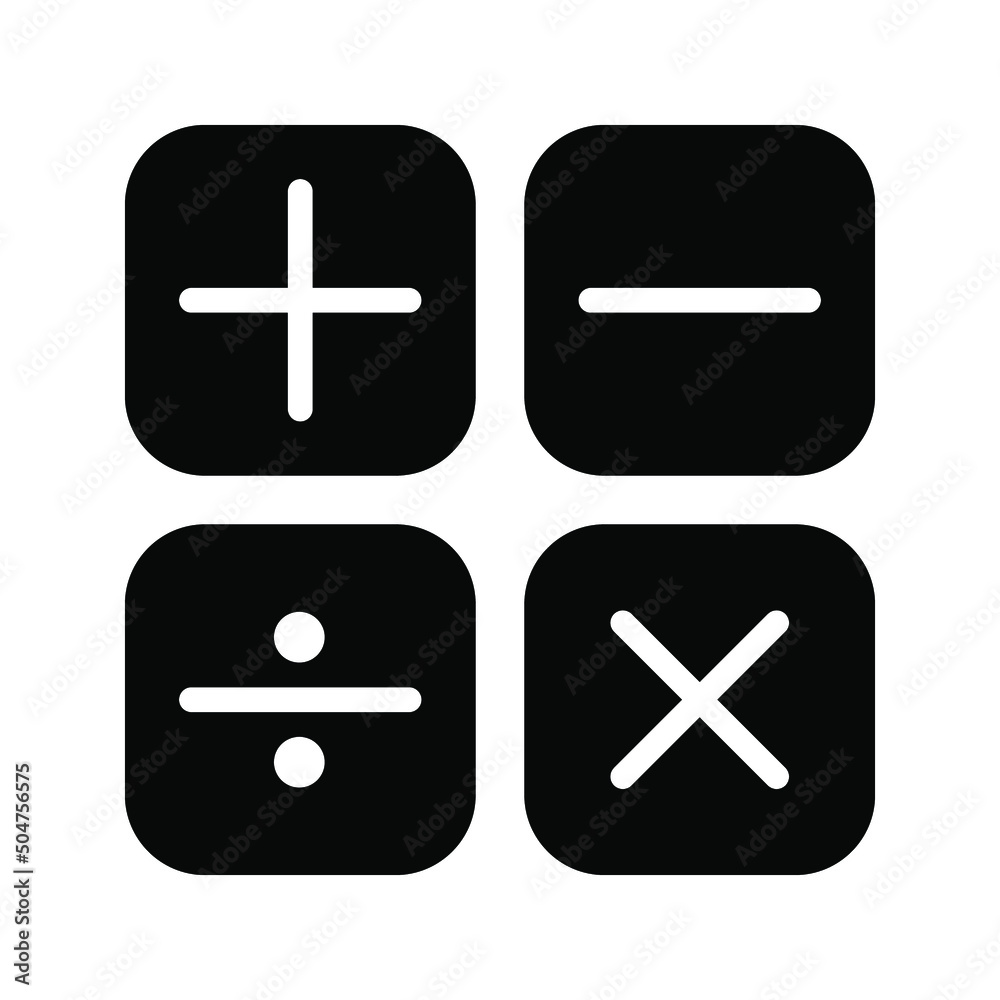Calculator vector, Digital marketing line style icon editable stroke Calculator vector, Digital marketing line style icon editable stroke