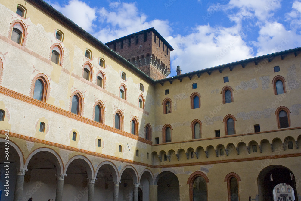 Museum of Ancient Art in Sforzesco Castle in Milan