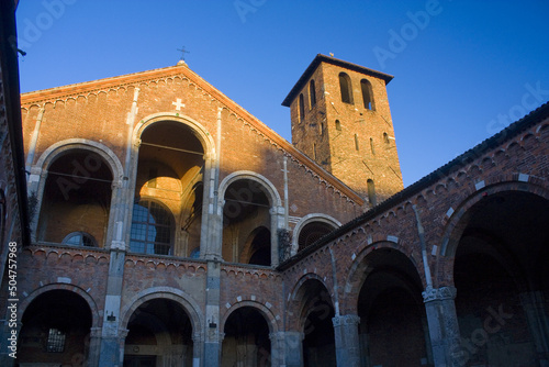 Basilica of Sant Ambrogio in Milan photo