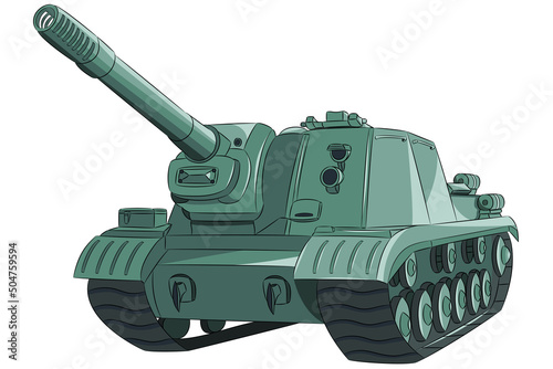 Soviet heavy self-propelled artillery installation of the Second World War.
