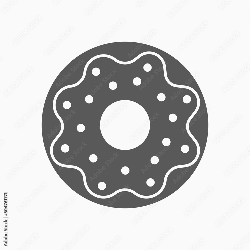 donut icon, doughnut vector, dessert illustration donut icon, doughnut vector, dessert illustration