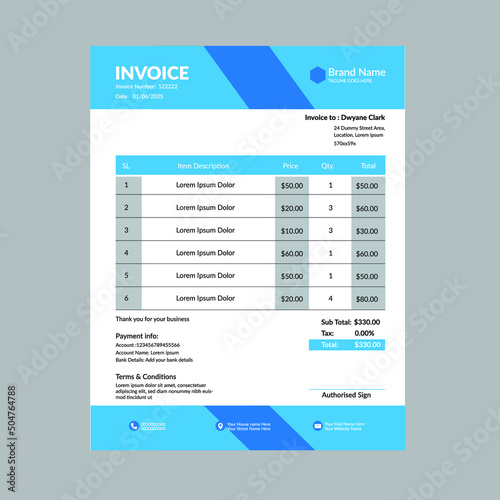 Invoice Design