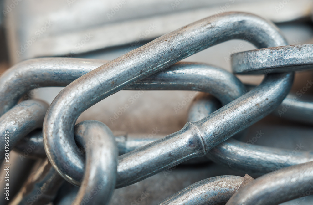 Chain heap - abstract metal background Chain heap - abstract metal background