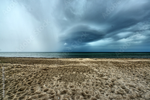 Wallpaper Mural storm over the sea Torontodigital.ca