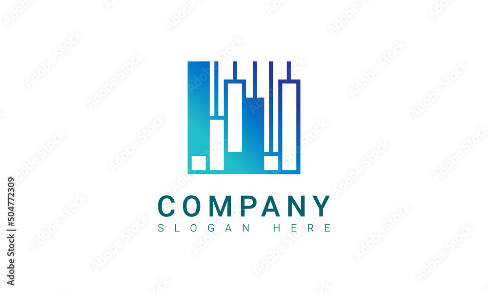 Financial Investment Trade Logo, can be used for accounting business logo