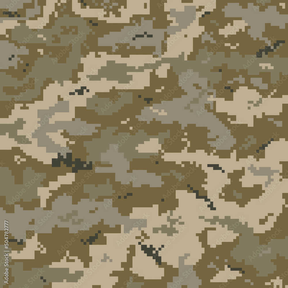 Vecteur Stock Protective camouflage of the Ukrainian armed forces pixel  pattern camo military background print for fabric. | Adobe Stock