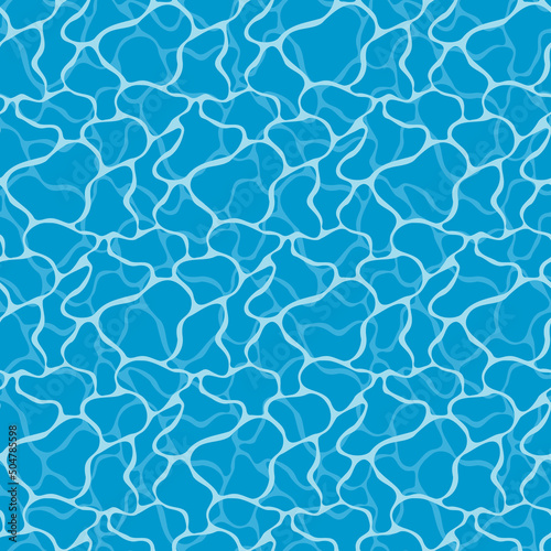 Water texture. Ocean or sea seamless pattern © Sliznyak-tyan