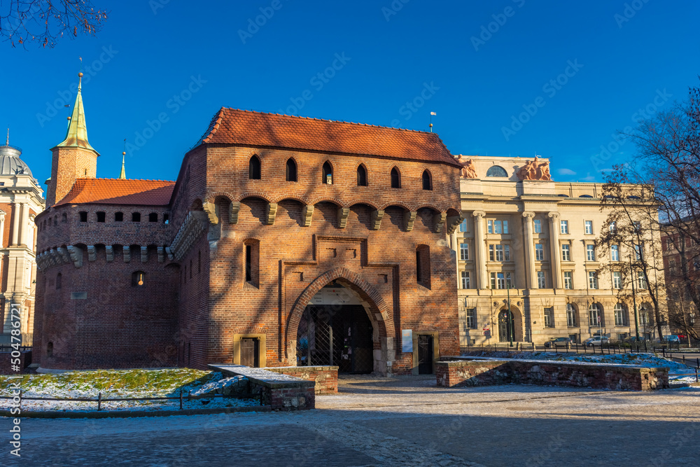 The Barbican of Krakow, the best preserved in Europe