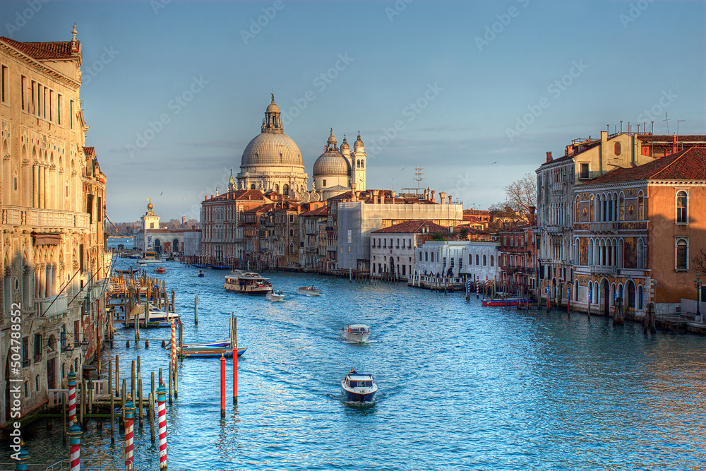 The Grand Canal seen from the Accademia Bridge, Venice