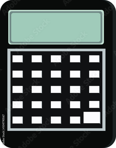 calculator icon vector illustration. on white background