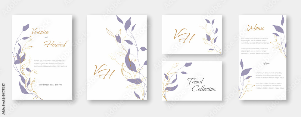 Fototapeta premium Wedding Invitation vector eps10