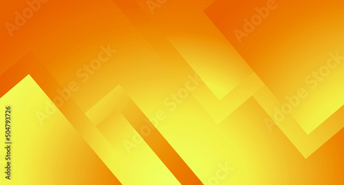 Yellow background with dynamic abstract shapes Free Vector