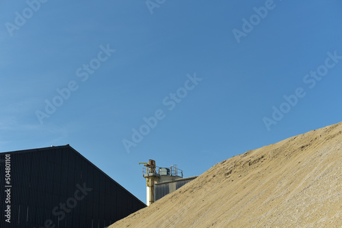 Foto Zone industrielle - tas de sable