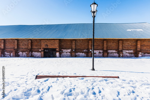 Historical part of the small provincial town of Sarapul, Russia  photo