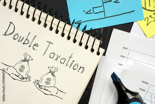 Double taxation is shown using the text