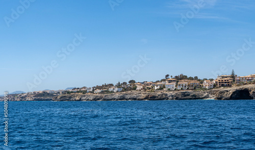 coast of mallorca, spain - near porto christo during sunny day